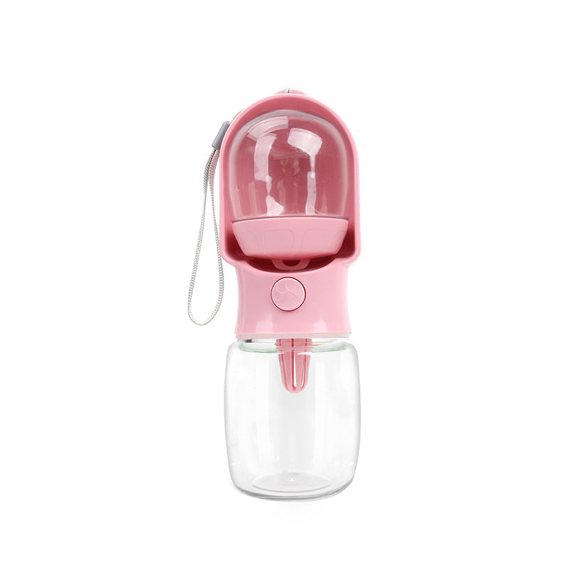 Portable Dog Water Bottle with Food Storage Container
