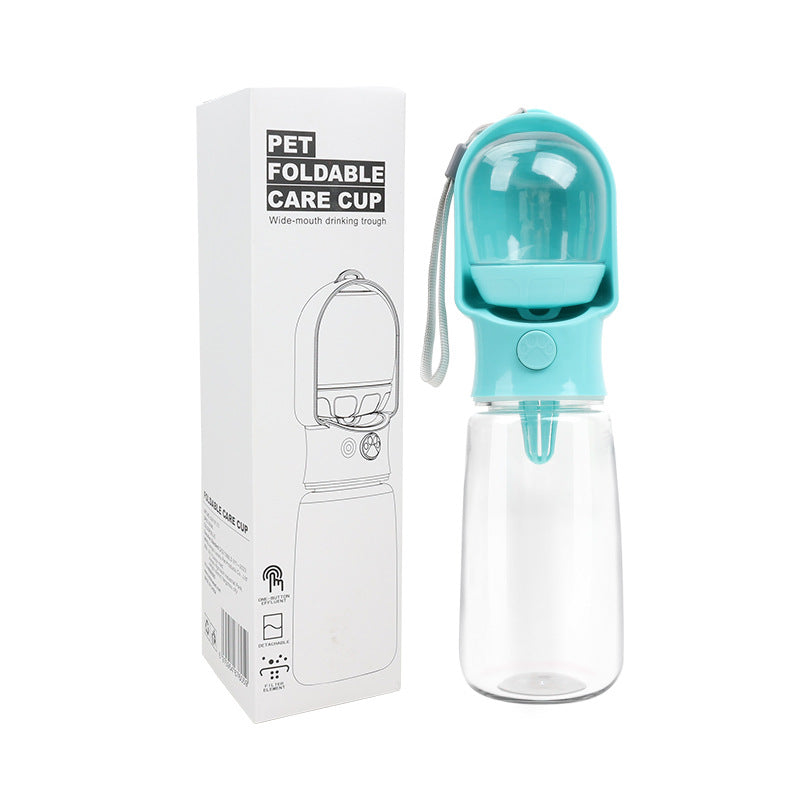 Portable Dog Water Bottle with Food Storage Container