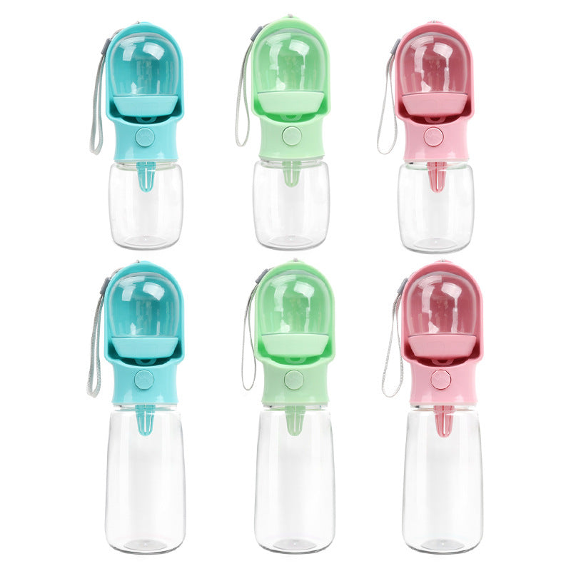 Portable Dog Water Bottle with Food Storage Container