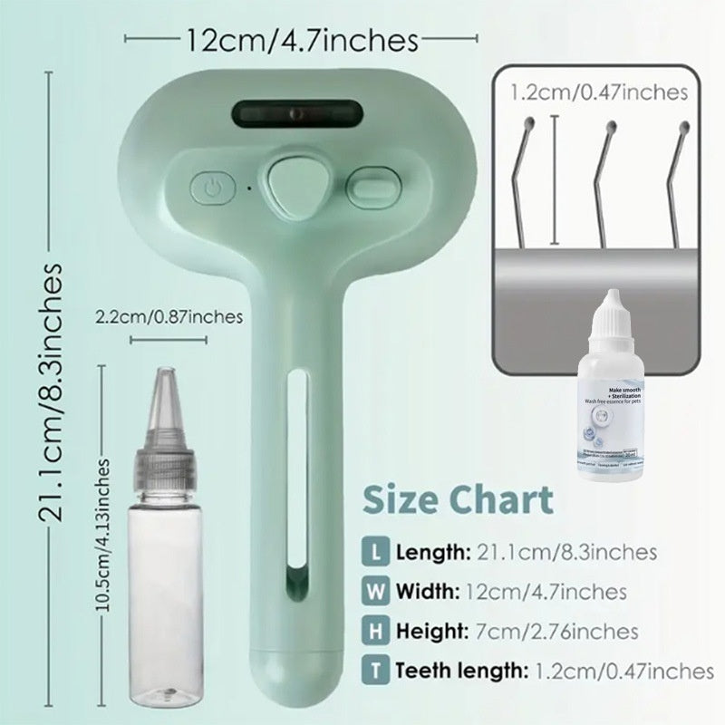 Pet Spray Grooming Comb & Pin Brush for Cats and Dogs